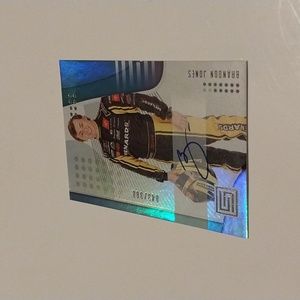 2020 Brandon Jones Chronicles Status Autographed NASCAR JGR Toyota Camry /300